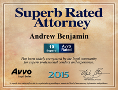 AVVO Superb Rated Attorney